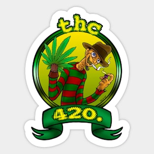 thc420 CLASSIC DREDDY by DEJ Sticker